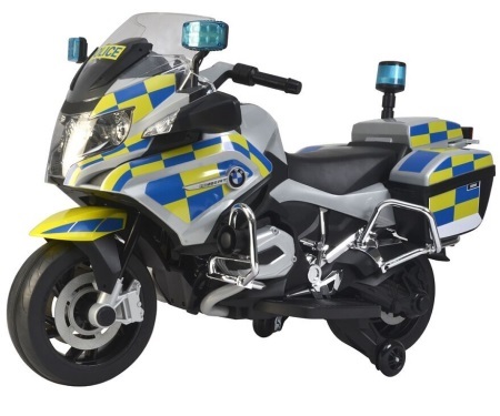 Детский мотоцикл BMW R1200RT-P (Лицензия) Полиция (сине-серый) Z212