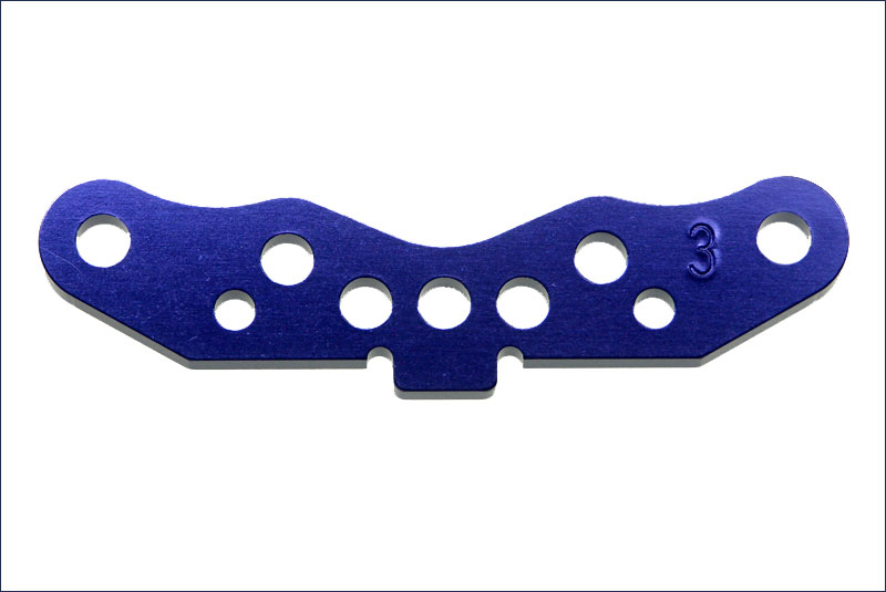 KYOSHO запчасти SP Rear Sus. Plate (Rear skid-3 degree/Blue) IFW132
