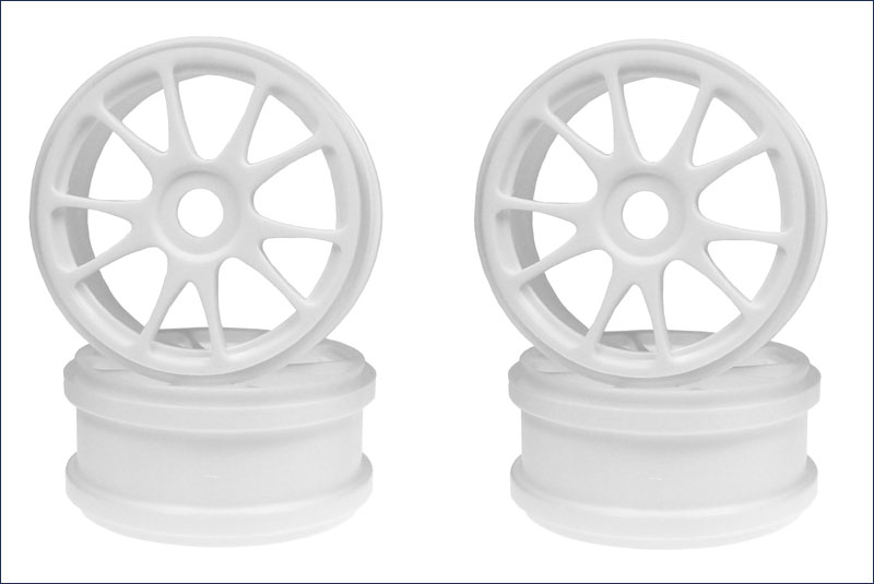 KYOSHO запчасти Ten-Spoke Wheel(White/4pcs) IFH002W